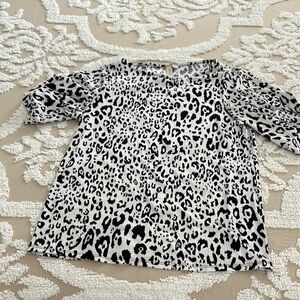 Misia Leopard Print Blouse